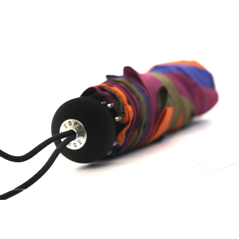 Esprit Aluminium Light Olive Blue Orange And Purple Folding umbrella