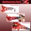 Fishing Pliers with Lanyard Aluminum Fish Hook Remover Tool Multifunction
