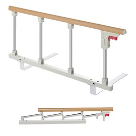 CIFUPUQU Bed Rails for Elderly Adults Safety, Folding Bedside Assist Rail Handle, Fall Prevention Guard Rail for Seniors, Fits King, Queen, Full, Twin, 37.7" x15.7"