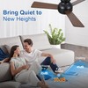 putroad 42 Inch Ceiling Fans with Lights: Low Profile Ceiling