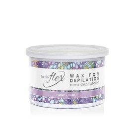 ItalWax Wine Flex Liposoluble Transparent Wax Soft Strip Wax 14 oz
