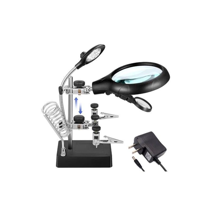 masoe Lupa con Luz LED, 2,5 X 7,5 X 10