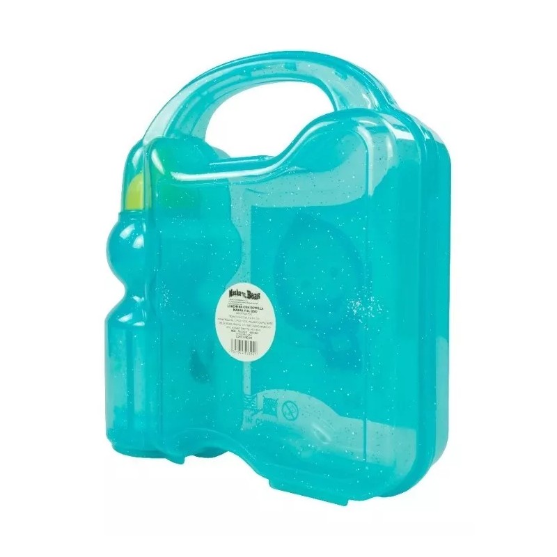 Fun Kids- Ambient21 Lonchera Infantil Con Porta Vaso De Plastico