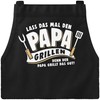 MoonWorks® BBQ Apron with Saying Grillseargent Born to Grill-Geschenke Men