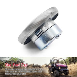 Gas Cap Fit for Kawasaki Mule 2510 550 610 3010 Fuel Tank Cap for 1/4 Turn Metal Tank Replace 51048-1103 51048-0005