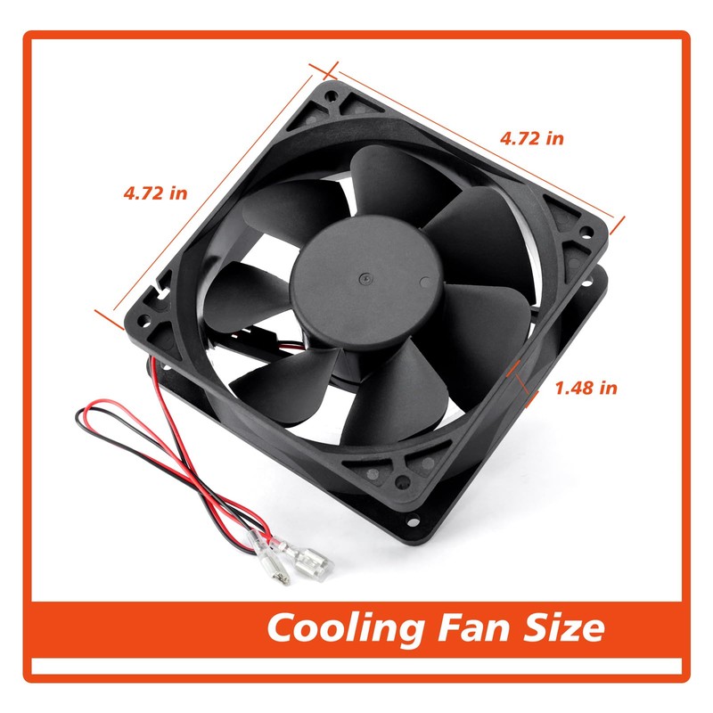 Mhrxusd RDM1238B Chassis Cooling Fan Compatible with Norcold RV 2118