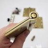 S. Parker UL1279 Self Closing Hinges 4.5" x 4.5" Satin
