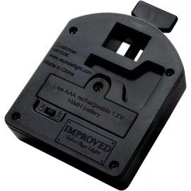 Homebrite Solar Powered Waterproof Home Security LED Deck, Yard Sign Light