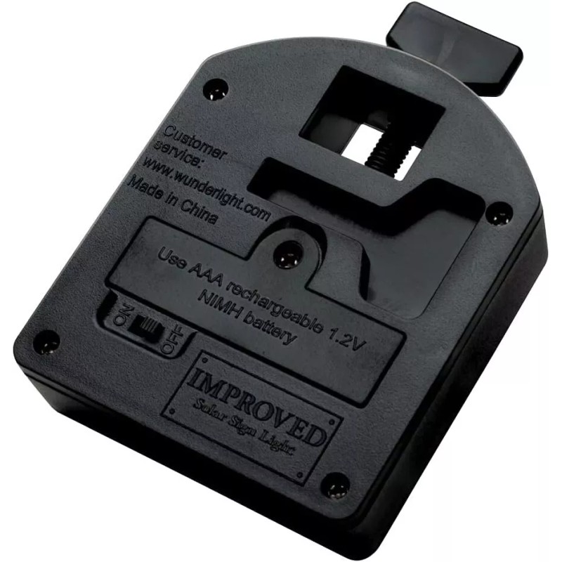 Homebrite Solar Powered Waterproof Home Security LED Deck, Yard Sign