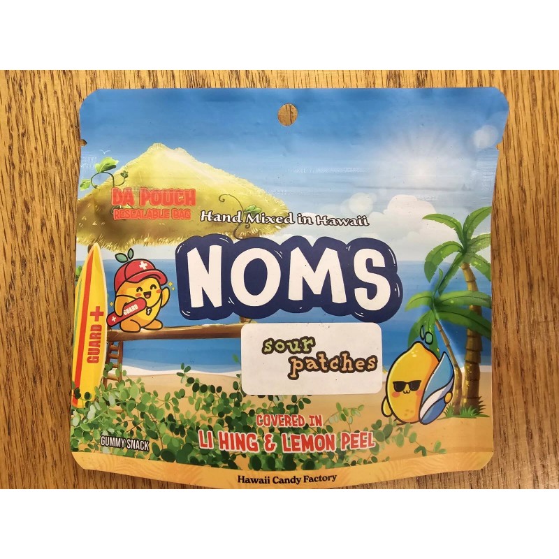 noms Hawaii Fresh Sealed NOMS Li Hing Lemon Peel Snacks