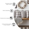 DII Decorative Square Throw Pillow Cushion Cover Set, Hidden Zipper,
