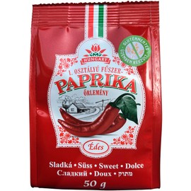 Hungarian Sweet Paprika (50g) in Strong Paper Bag, Imported from Kalocsa, Hungary