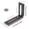 Hersmay Universal Arca-Swiss Quick Release L Bracekt Plate for DJI