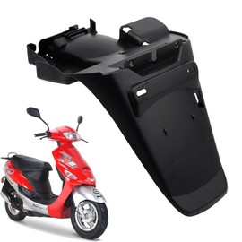 Minho - Guardabarros trasero para motocicleta, apto para ciclomotores chinos GY6 50CC scooter, Taotao 50ATM