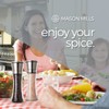 Prefilled Stainless Steel Salt and Pepper Grinder - Includes Pink