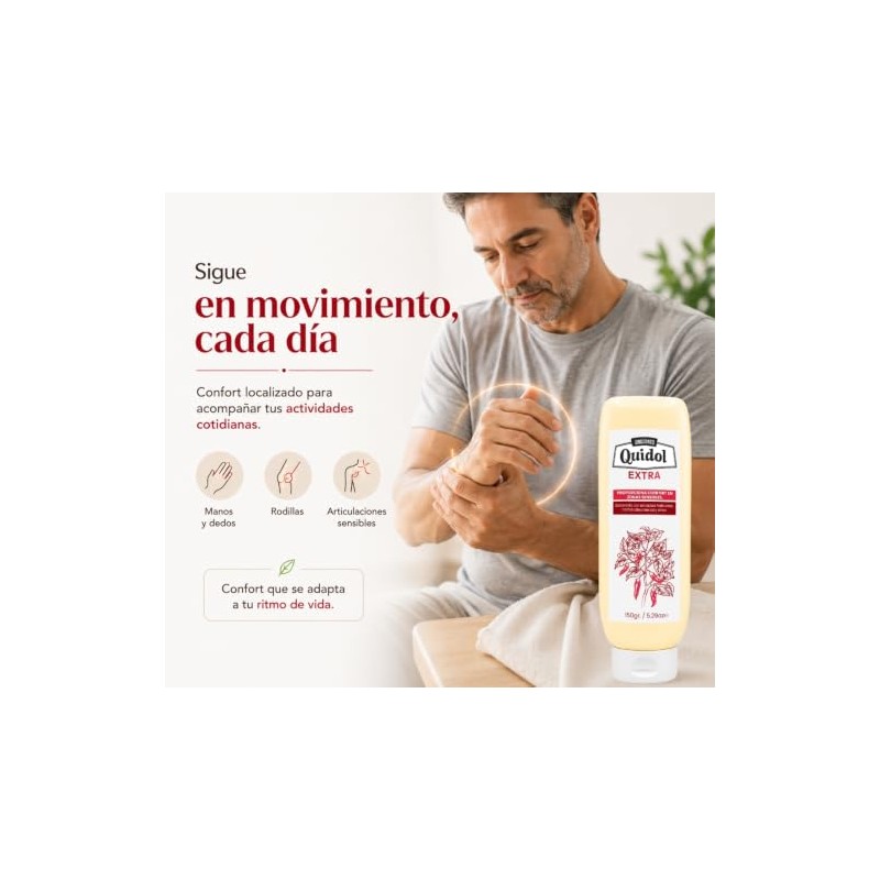 Quidol Extra 150gr | Cuidado Corporal Tópico con Capsaicína y