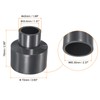 PATIKIL UPVC Reducer Pipe Fitting 60.30mm x 33.4mm Socket Schedule