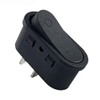 Oval Mini Rocker Switch 26 x 11 mm, 2 Pin