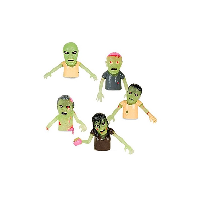 Accoutrements Educational Products - 1 Glowing Zombie Finger Puppet -