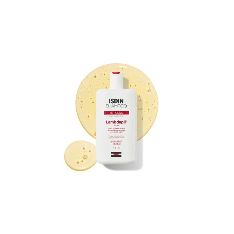 Isdin Lambdapil, Shampoo Anticaída, Ayuda a Reducir la Caída del