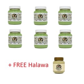 La Clara Perla 6 x Creamy Pistachio Spread (750) + 1 Free Halawa Pistachio Spread (330g)