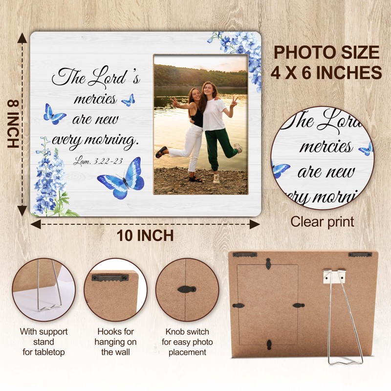 Christian Gifts Picture Frame For Women, Bible Verse Photo Frame,