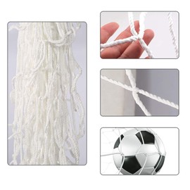 Football Goal Net,Soccer Net 6x4,Football Training Net Kids Soccer Net for Replacement Goal Net and Soccer Goal Straps,Goal Net for 6' X 4', 8' X 6', 12' X 6', 24' X 8' Goal Net