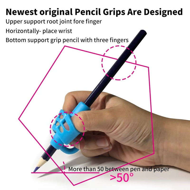 KOABBIT - Pencil Grips/Holder for Kids Handwriting, Toddlers/Preschool 2-4 Year