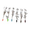 6 Pcs Umbrella Rigs with Sequin Fishing Rigs Lure 5