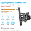 USB PCIe Card PCI Express to 6 Ports USB Expansion