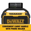 DEWALT 20V MAX Bluetooth Speaker, 100 ft Range, Durable for