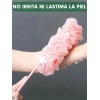 2pz Cepillo Esponja Cuerpo Baño Espalda Masaje Mango Largo Ab