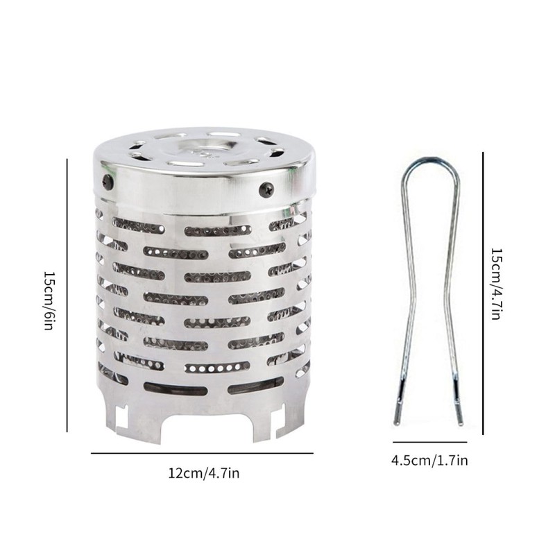 Far Infrared Heater Attachment, Solo Camping, Climbing, Fishing, Touring, Stove,