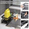 WITFAMILY Sink Organiser, Sink Organiser with Self-Draining Drain Tray, Sponge