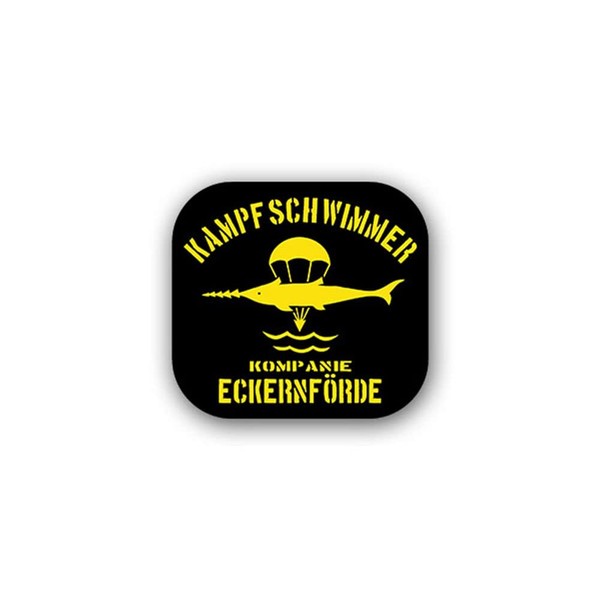 Sticker # Eckern Kampfschwimmer Kompanie Rate German Navy Army Commando