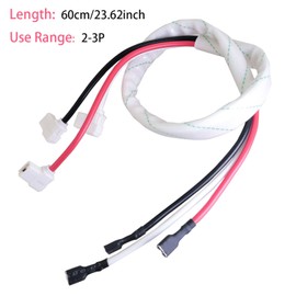 MEETOOT Compressor Saver Replacement 3P Connection Air Conditioning Compressor Connecting Wire 60cm Wire Length for Air Conditioner