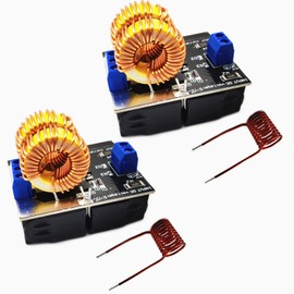 FainWan 2Pcs Mini Low Voltage ZVS Induction Heater Machine Product Voltage 5V-12V