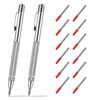 OUZHOU Pack of 2 Tungsten Carbide Pen with 12 Replacement