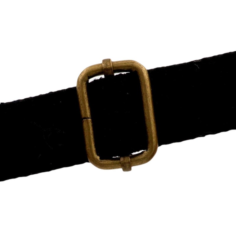 BIKICOCO Metal Slide Adjuster Buckle Tri-Glides with Movable Center Bar,