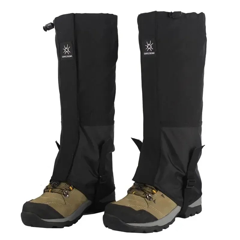 Waterproof Hiking Leg Gaiters for Snow, Sand and Mud Protection,