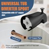 Tub Spout with Pull Down Diverter – Slip-Fit Bathtub Faucet