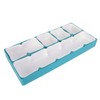 Watch Parts Storage Box Stackable 5 Compartments Acrylic Rubber Watch