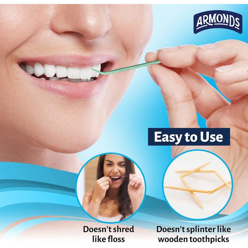 ProPicks MicroPick Dental Picks for Teeth Cleaning with Zinc Oxide