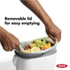 OXO Good Grips EASY-CLEAN COMPOST BIN - WHITE - 1.75