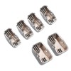 Trichtu Mount 6Pcs Chrome Hand Control Button Switch Cap For