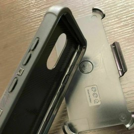 Fatboycell LG Aristo 4+ / LG Journey LTE - Black Hybrid Holster Combo Belt Clip Case Cover