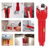 Hozzwhoo 8-in-1 Faucet and Sink Installer, Anti-Slip Multifunctional Pipe Wrench,Sink/Bathroom/Kitchen