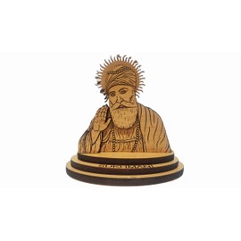 Guru Nanak Dev Ji | Guru Gobind Singh ji | Ik Onkar | Khanda Dashboard Accessories | Punjabi Art and Decor |