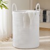 Woven Rope Laundry Hamper Basket by YOUDENOVA, 58L Tall Laundry