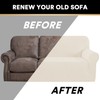 PrinceDeco Stretch Sofa Slipcover 1 Piece Sofa Cover for 3